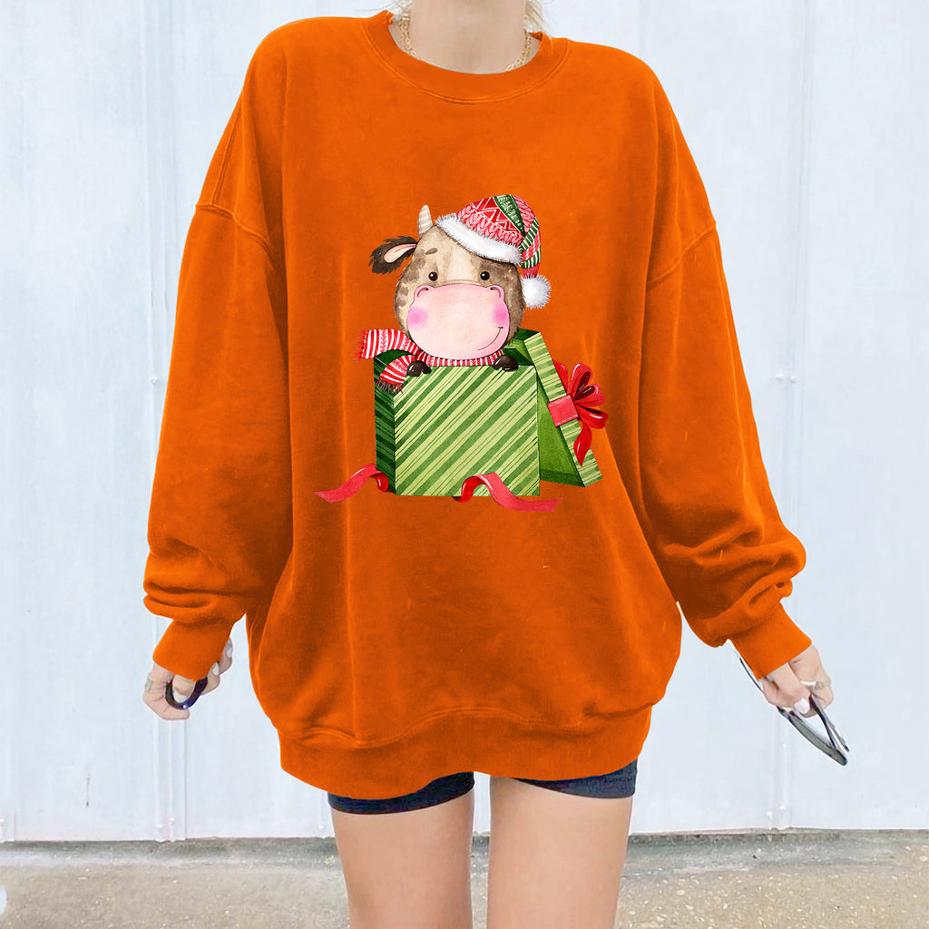 “Women’s Christmas Off-Shoulder Hoodie”