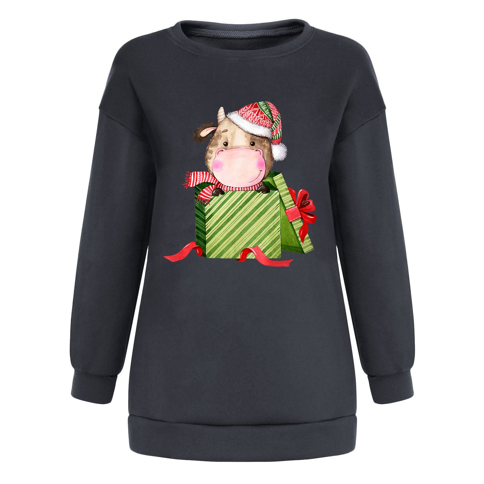 “Women’s Christmas Off-Shoulder Hoodie”