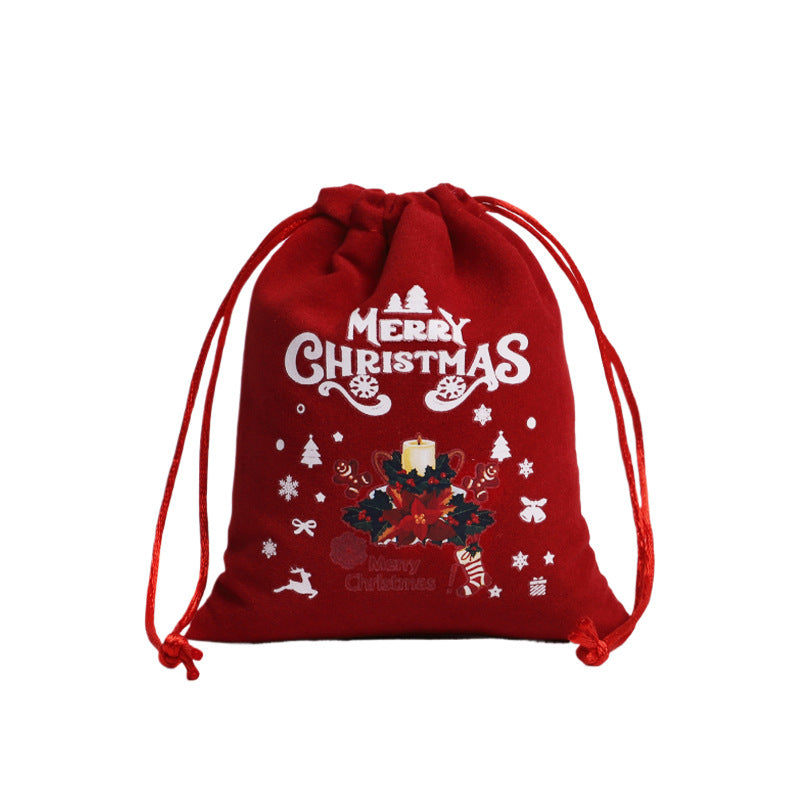 “Holiday Drawstring Gift Bags – Velvet & Linen”