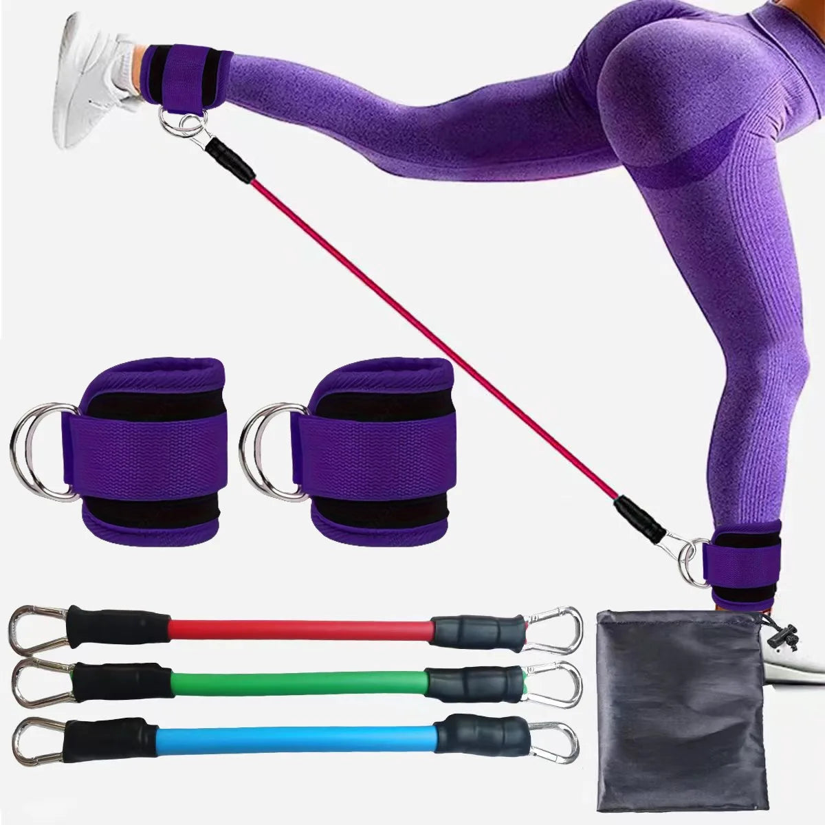 Elevate Your Workout with Adjustable Ankle Resistance Bands - Perfect for Strength Training & Glute Activation at Home or On-the-Go!