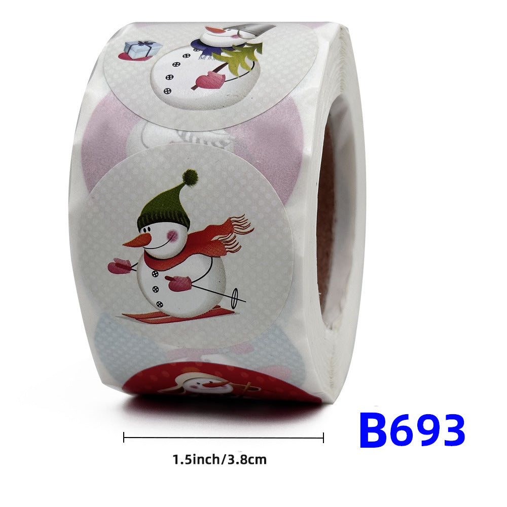 “Merry Christmas Gift Stickers – Kids Reward Labels”