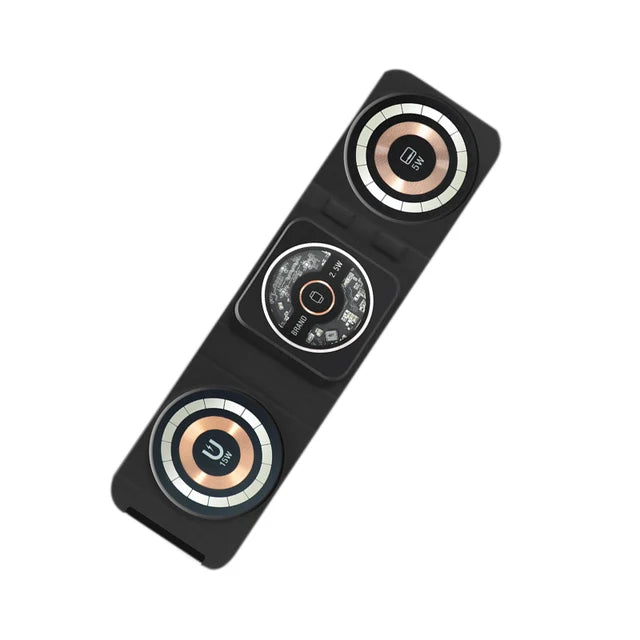 3-in-1 Magnetic Folding Wireless Charger for Phone & Watch