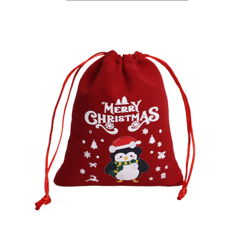 “Holiday Drawstring Gift Bags – Velvet & Linen”