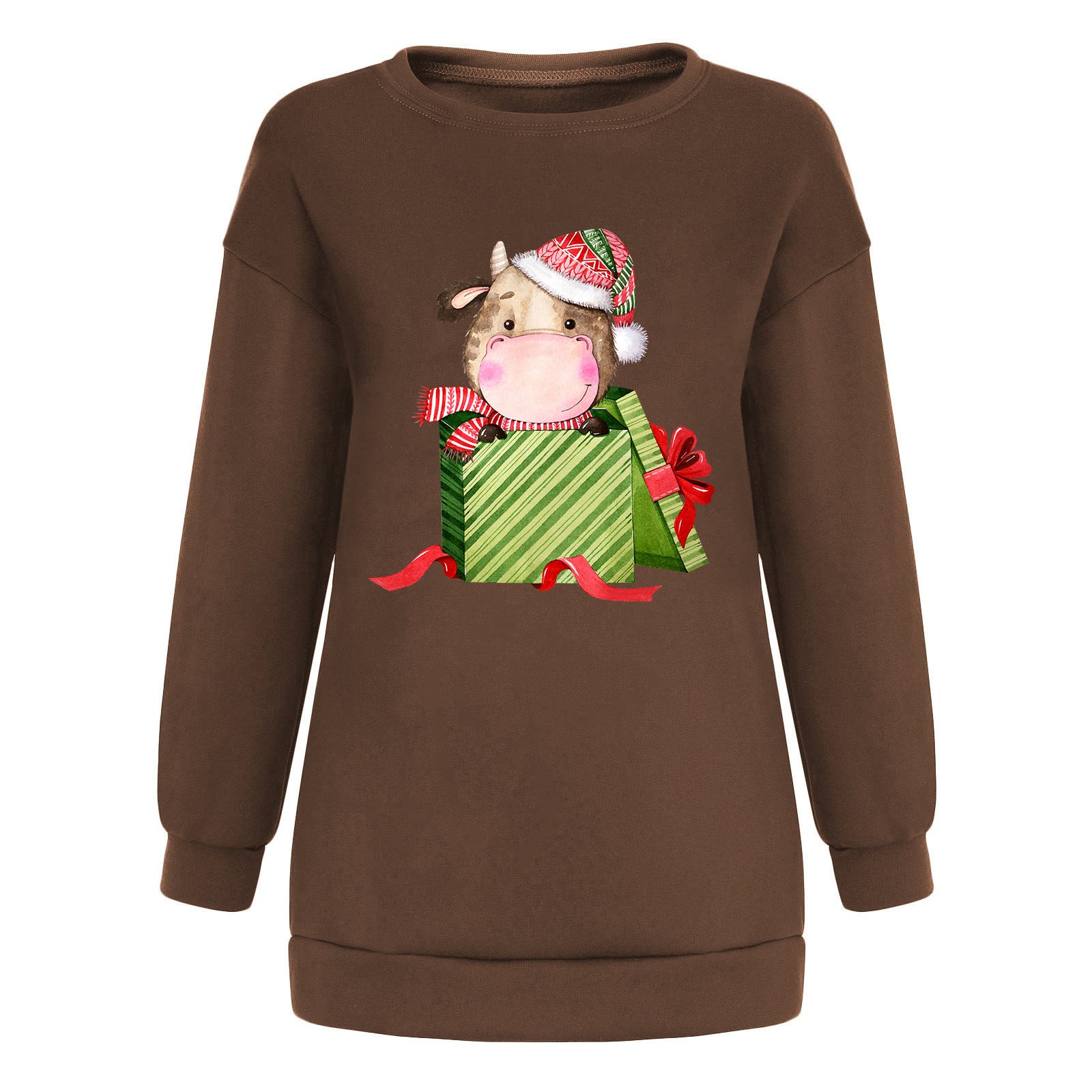 “Women’s Christmas Off-Shoulder Hoodie”