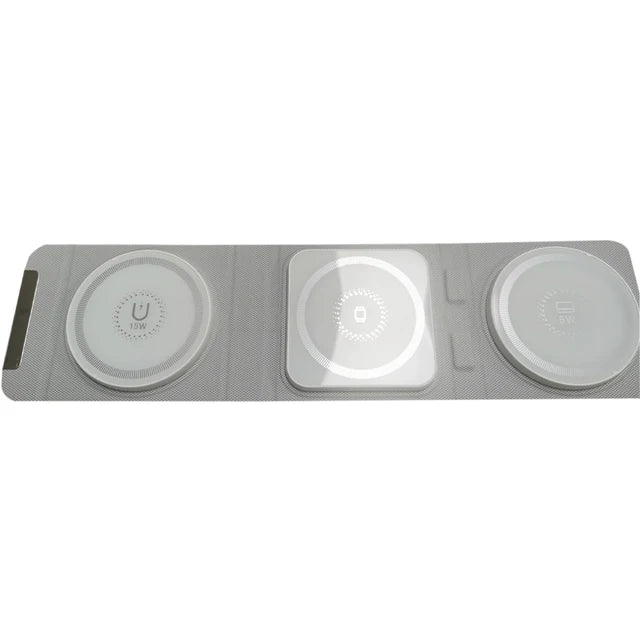 3-in-1 Magnetic Folding Wireless Charger for Phone & Watch