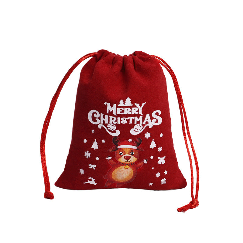 “Holiday Drawstring Gift Bags – Velvet & Linen”