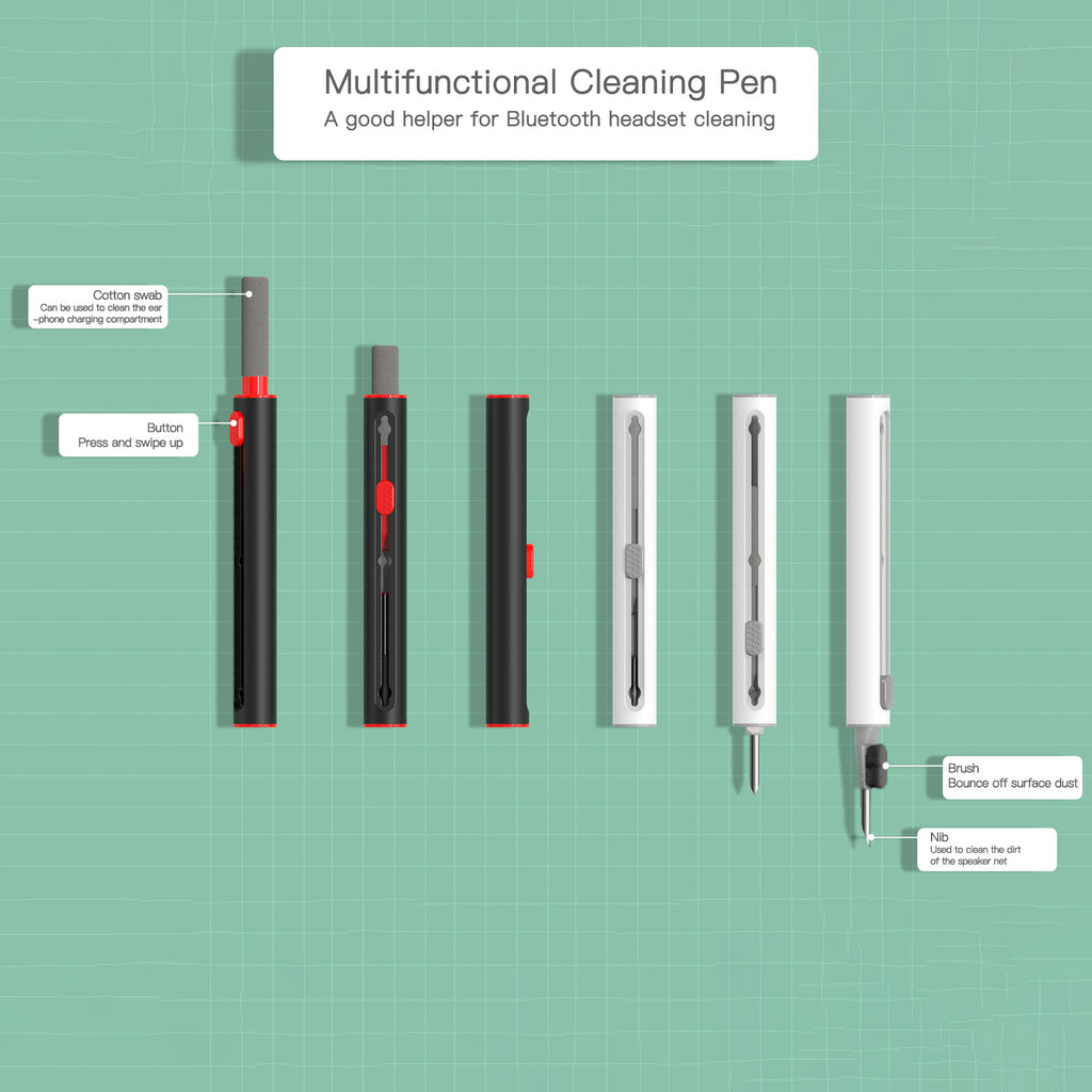 Multifunction Bluetooth Headset Cleaning Pen