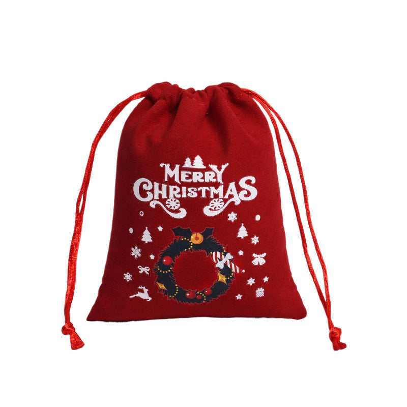 “Holiday Drawstring Gift Bags – Velvet & Linen”
