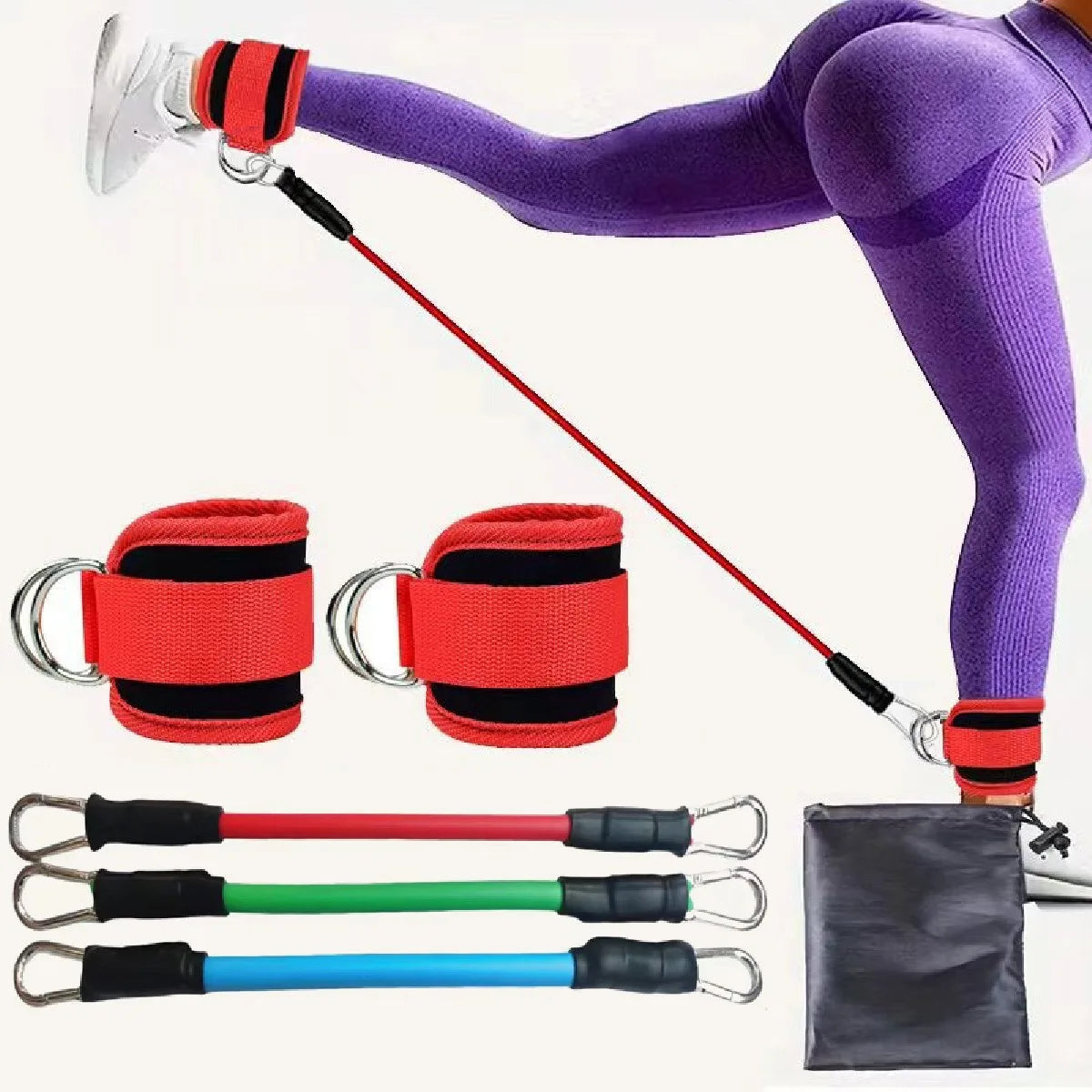 Elevate Your Workout with Adjustable Ankle Resistance Bands - Perfect for Strength Training & Glute Activation at Home or On-the-Go!